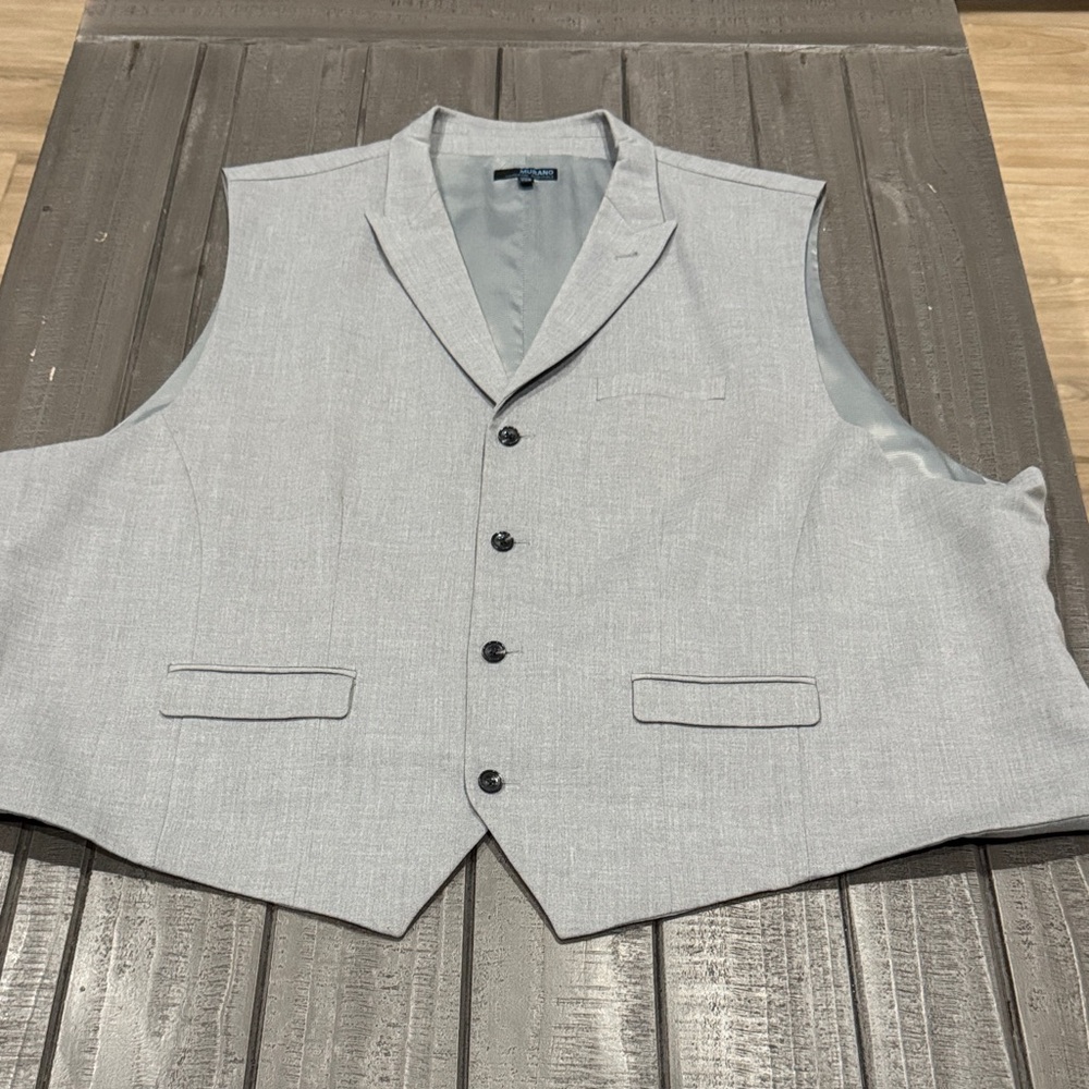Murano Light Gray Suit Vest